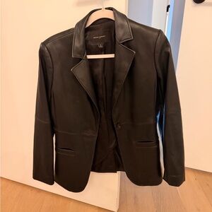 Banana Republic Black Leather Jacket